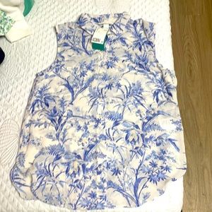 NWT LINEN H&M shirt
